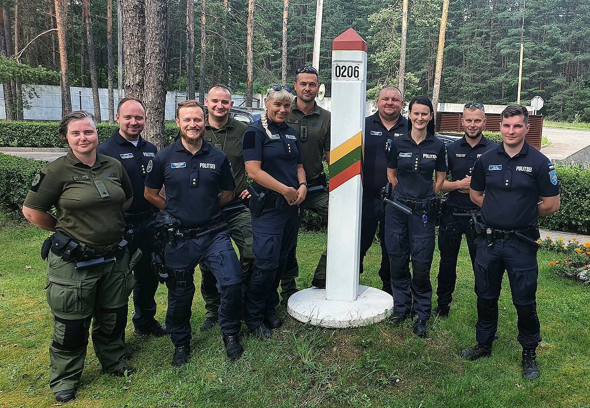 Литовским пограничникам помогут эстонские полицейские