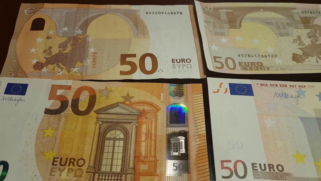 В Утяне изъята поддельная 50-евровая купюра