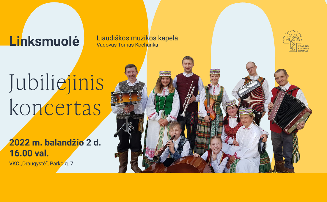Фольклорный ансамбль «Linksmuolė» отмечает свое 20-летие