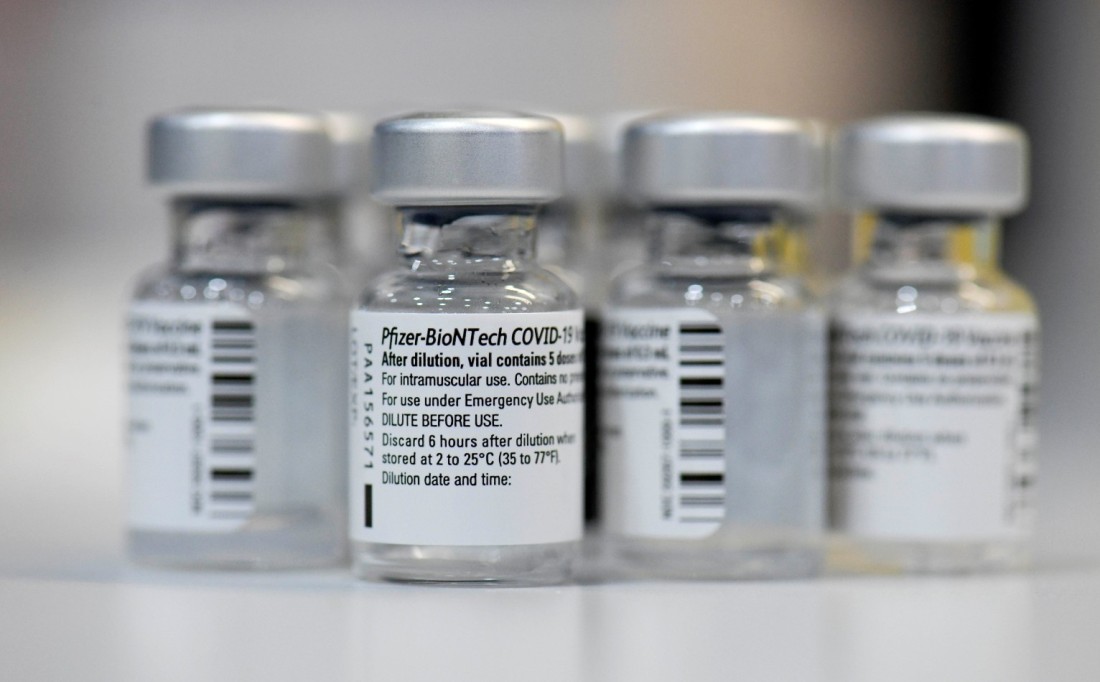 Украина получила от США 2,3 млн доз вакцины от коронавируса Pfizer-BioNTech