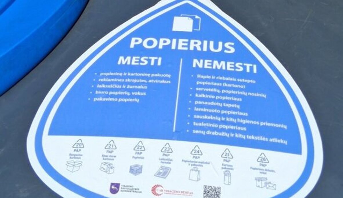 Новые наклейки на контейнерах для сортировки – более понятная сортировка и более чистый город