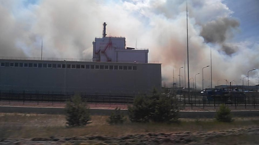 Центр радиационной безопасности Литвы: огонь, бушующий в зоне Чернобыльской АЭС жителям Литвы опасности не представляет
