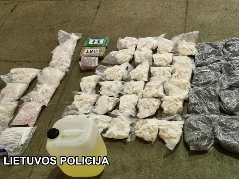 Вильнюсская полиция задержала 80 кг наркотиков из Нидерландов